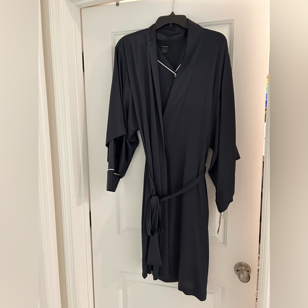 Natori Satin Robe & Nightgown Set